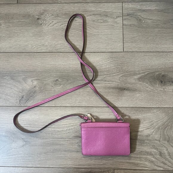 Coach Pink Leather Dylan Crossbody Wallet Bag - Picture 5 of 8